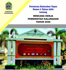 Rencana Kerja Pemerintah Kalurahan Kalurahan Tepus Tahun 2026